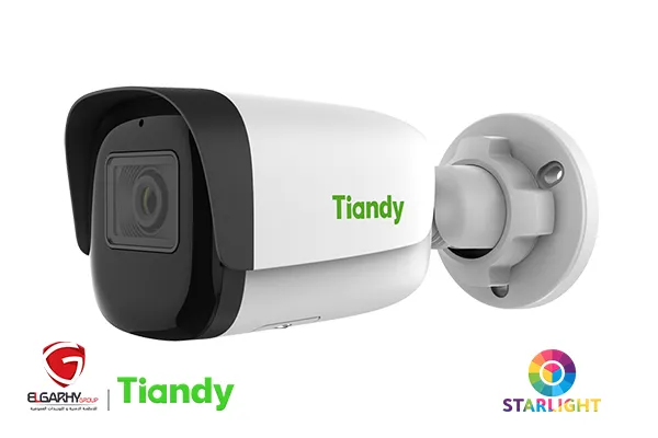 Tiandy 5MP Fixed Starlight IR Bullet Camera TC-C35WS Spec:I5/E/Y/4mm/V4.0