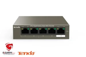 Tenda Switch TEG1105P-4-63W 5-Port Gigabit Desktop Switch with 4-Port PoE